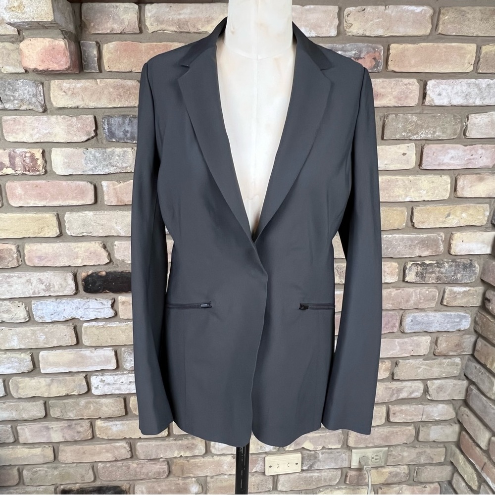 Athleta Dark Gray Interstellar Blazer Jacket - image 3
